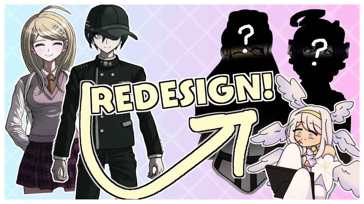 k0w0re's tweet photo. It's here!
My first video just released, featuring 3 redesigns of characters from NDRV3!  I hope you guys enjoy!
🔗in replies! https://t.co/ZWq2MIcbqy