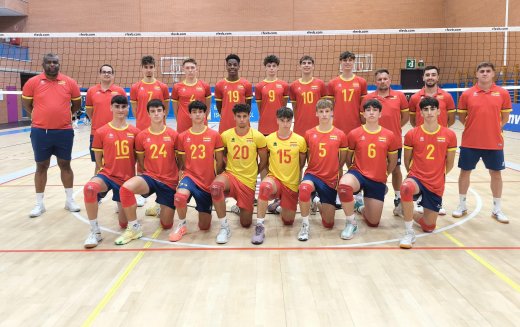 TodovoleySpain's tweet photo. 🔥Arrancó hoy en Sofia (Bulgaria) el 🏐Campeonato del Mundo Sub'17 masculino.

Edición histórica al tratarse de la primera vez que se celebra y también porqué cuenta con la presencia de 🇪🇸España, quién debuta a las 16h frente al equipo anfitrión. https://t.co/LZyePL5r5X