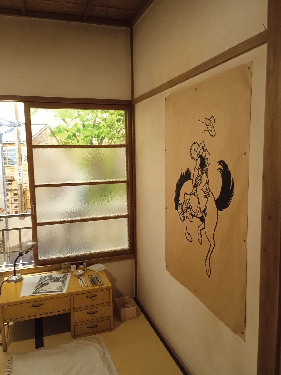 Adorian_kun's tweet photo. Avui hem anat al Tokiwaso Manga Museum de la ciutat de Toshima. Molt, molt guapardo veure com van conviure i treballar en aquesta casa importantíssims mangaka com Tezuka Osamu, Hideko Mizuno, Johi Yamauchi, etc. https://t.co/PFjZOEvtVM