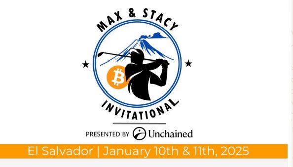 maxkeiser's tweet photo. 𝐁𝐔𝐘 𝐓𝐈𝐂𝐊𝐄𝐓𝐒

The First Ever, 

Max &amp; Stacy Bitcoin Golf Invitational 

https://t.co/coSQ2QCRo4 https://t.co/tpcLctEBpP