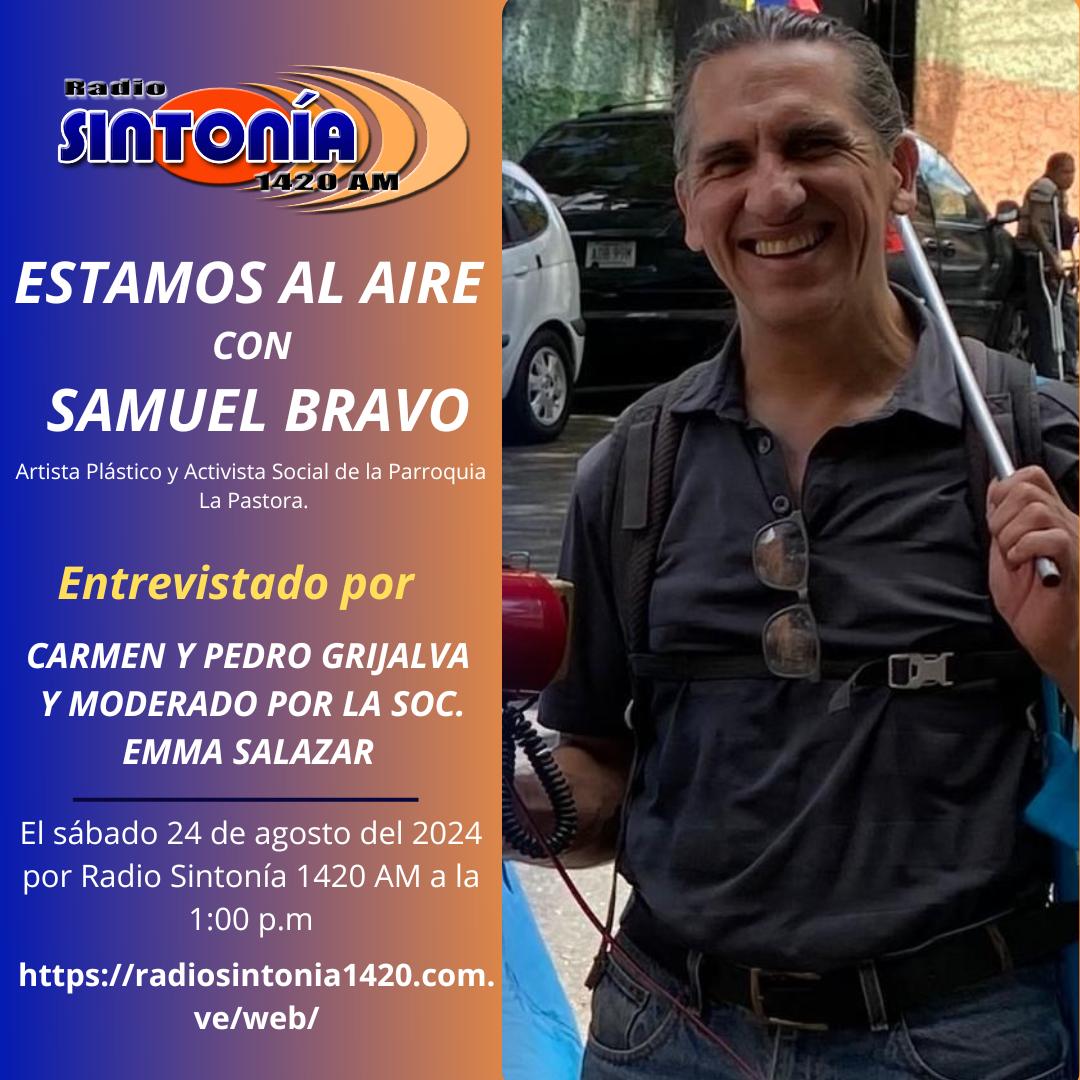 ecorina's tweet image. ¡Buenos días! Hoy Sab 24-08-24 #DiainternacionaldelosParques en #EstamosalAire desde la 1PM conversamos con el Artista Plástico Samuel Bravo, Activista social de La Pastora.

En la Sección #Naturaleza #Ambiente #Ecología y #Sostenibilidad con la Socióloga Emma Salazar @ecorina2