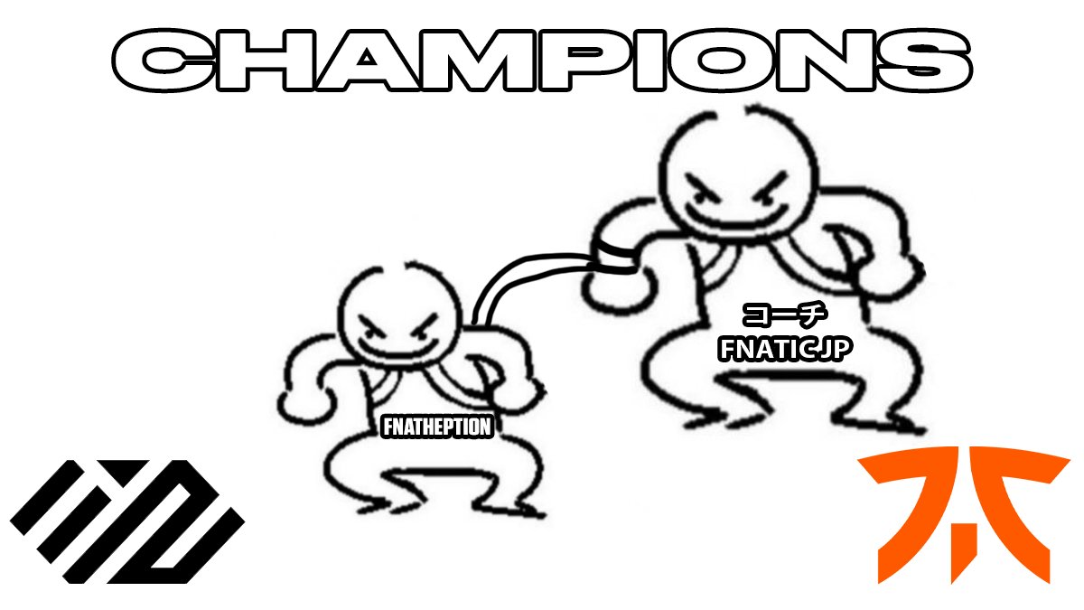 FNATHEPTION、日韓最強おめでとう！！！
あなた達が本物のFNATHEPTIONです
<a href="/Kanae_2434/">叶＠にじさんじ</a> 
<a href="/HiiragiTsurugi/">柊ツルギ</a> 
<a href="/Vamp_Kuzu/">葛葉</a> 
#FNTHWIN