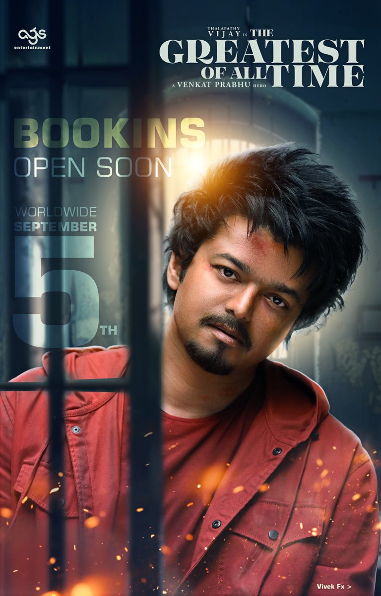 vivekfx's tweet photo. #GOATTheMovie #GoatPoster #Fanmade #ThalapathyVijay #sept5
@actorvijay @vp_offl @archanakalpathi https://t.co/3fKXO7AVwM