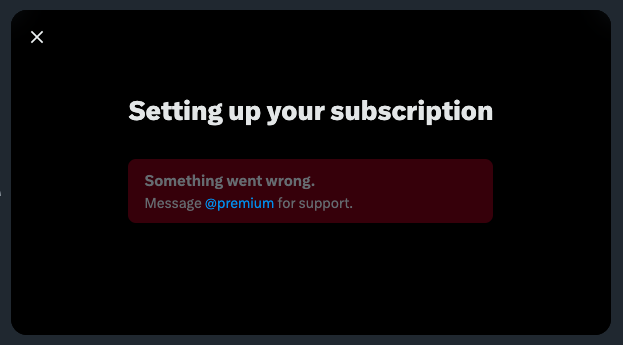 lovenbass's tweet photo. @premium how can I contact you please? these screenshots indicate an infinite 3 click loop..

I've paid Premium subscription a week ago but cannot activate or access it. 

Each time I click Premium, Subscribe, or Verify, I fall back into this loop. 

tx. https://t.co/0e8qXXeJCm