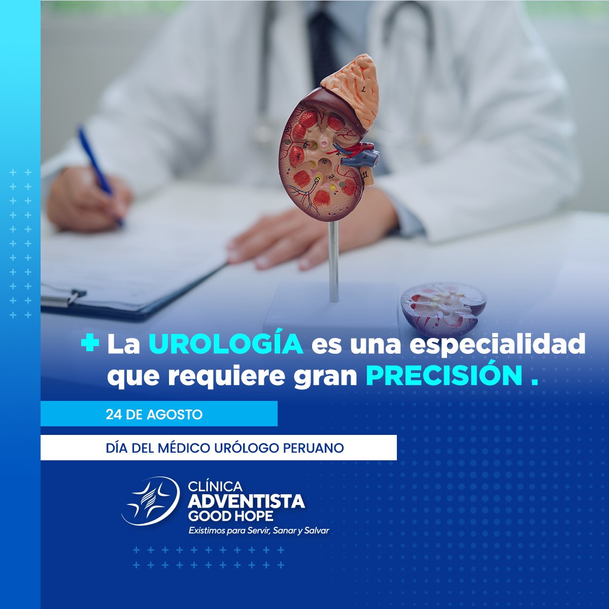 👨‍⚕️ En el #DíadelMédicoUrólogo Peruano, queremos reconocer el trabajo de aquellos profesionales que cuidan y protegen el bienestar masculino. 

Gracias a su dedicación y conocimiento, miles de pacientes pueden disfrutar de una vida más saludable y plena. 🌟