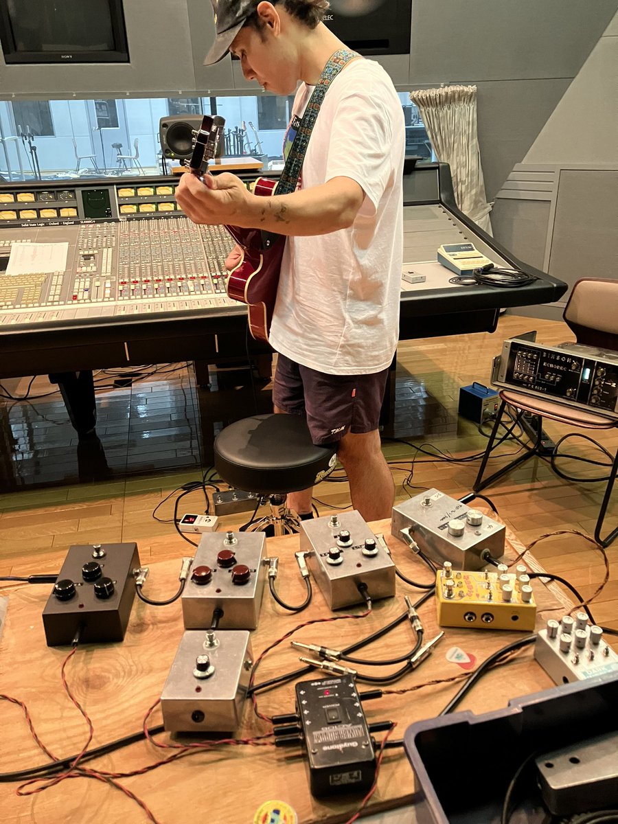 Texas3000のアルバムレコーディングに楽器周り担当で参加して来ました