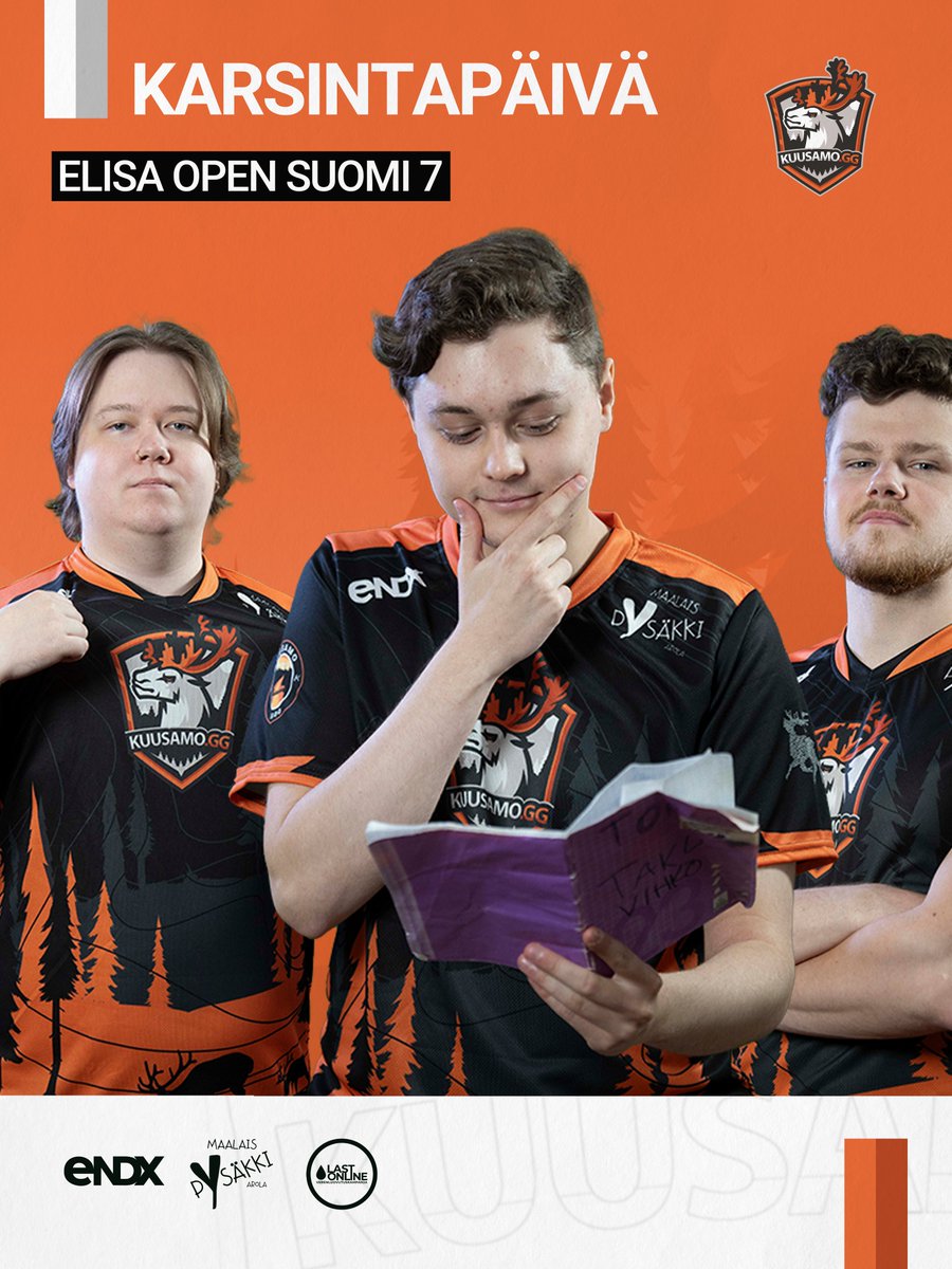 Suomics-karsinnat 🥹🇫🇮

🏆 Elisa Open Suomi 7 karsinta 1
🕘 15.00 (Striimi klo 16 ->)
📺 twitch/kuusamogg
🎙 <a href="/TVDONOD/">DONOD</a>