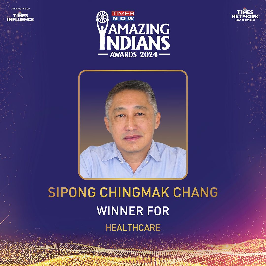 TimesNow's tweet photo. #AmazingIndians2024 || Sipong Chingmak Chang wins the Amazing Indians Award for the Healthcare category. Congratulations! https://t.co/Ag8Um6VHti