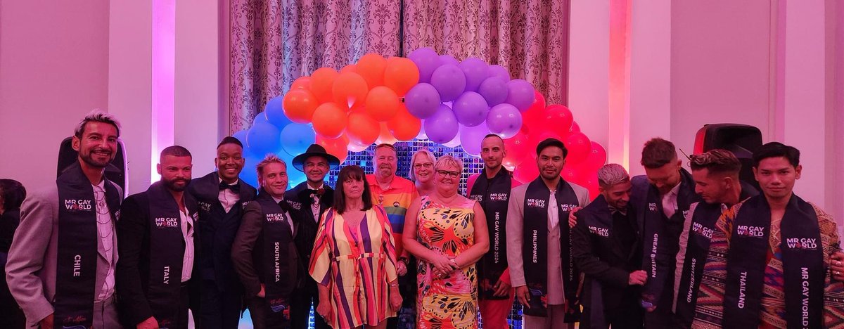 MrGayCl's tweet photo. 🌍🏳️ 🌈 Los candidatos al título de #MrGayWorld2024 fueron recibidos en South Tyneside, en lo que fue una celebración de la diversidad, la inclusión y el empoderamiento que da el ser fiel a uno mismo.
#mrgayworld #southtynesidepride #loveislove #DiversityAndInclusion #lgbtqia https://t.co/3vSl6DHBpG