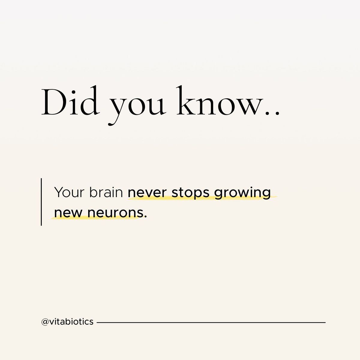 vitabiotics's tweet photo. Neurogenesis, the process of forming new neurons, occurs throughout your life, especially in regions like the hippocampus, which is involved in learning and memory.
This adaptability supports lifelong learning and brain health.
#FactOfTheDay #BrainFact https://t.co/0olcY0tXk2
