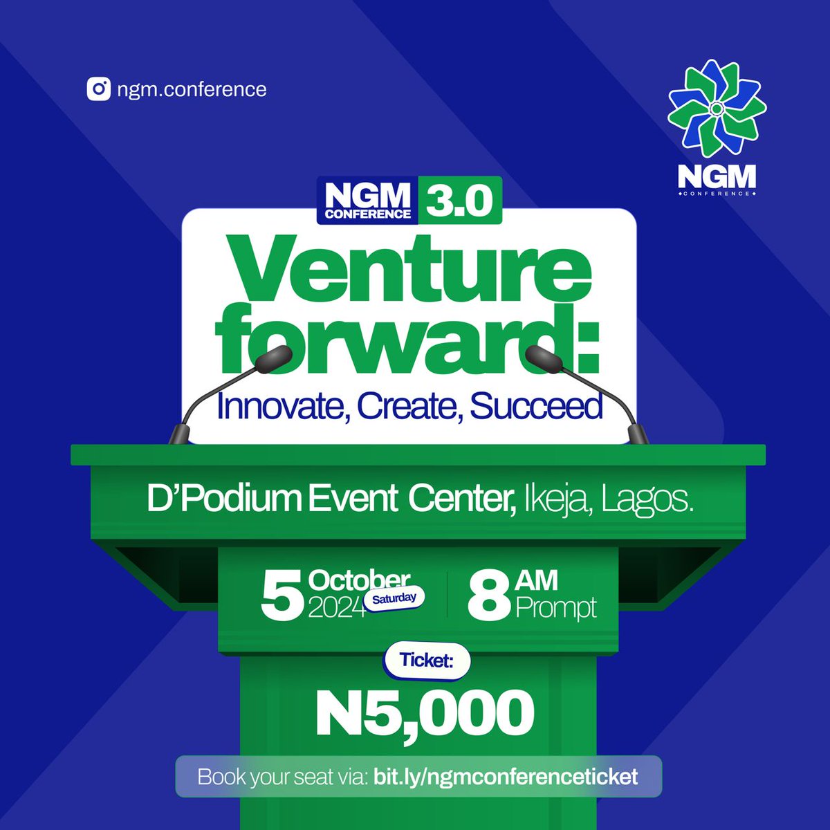 fasasi_omoniyi's tweet photo. The NGM Conference is back and better! 🎊If you’re passionate about innovation, making meaningful connections, and creating unforgettable memories, this is for you. Let’s come together and make this conference epic!
Reserve your spot: https://t.co/Ch4BQpHs7h
#NGMConference24 https://t.co/ZXpRuOoQBn