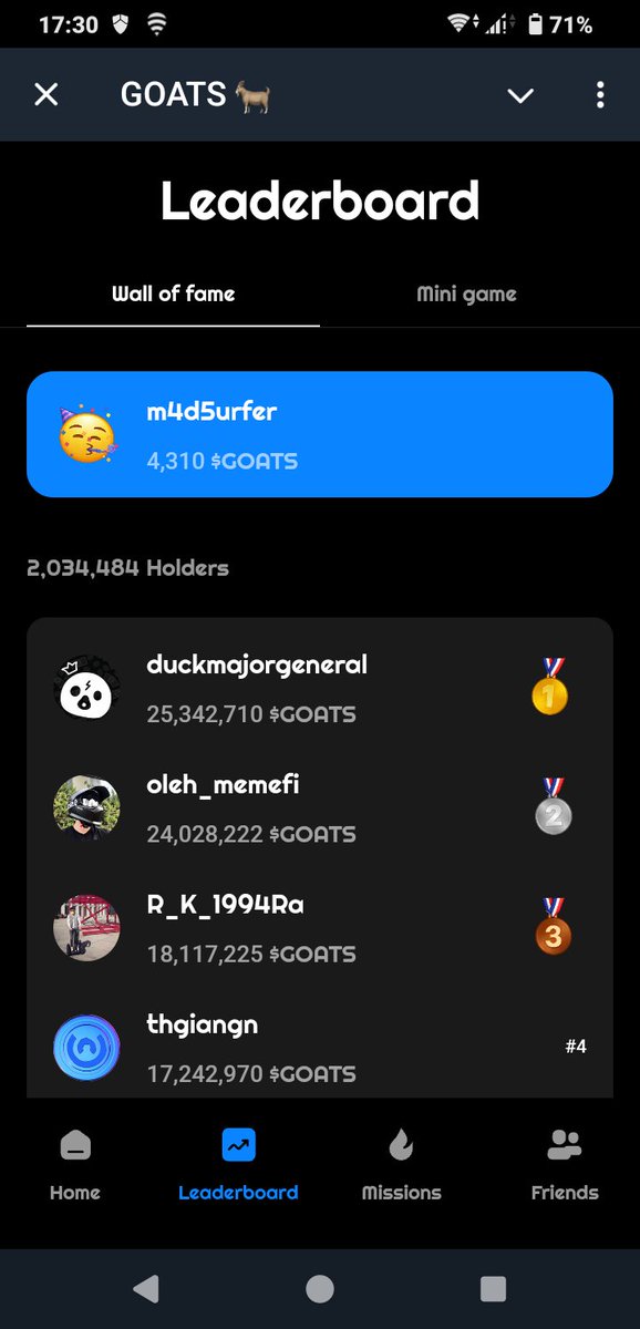 m4d5urfer's tweet photo. Next $DOGS 🦴#Telegram #Airdrop 🪂

$BIRDS 🐦
https://t.co/1Y9CZZmw99

$CATS 🐈‍⬛7.5M👤⤴️
https://t.co/BBazItVbtZ

$DUCKS 🦆6M👤⤴️
https://t.co/erSsTJ4sWZ

$GOATS 🐐2M👤⤴️
https://t.co/eLWZhG2Vb3

$PIGS 🐖1M👤⤴️
https://t.co/NUtwZtt6Kk

#仮想通貨 #テレグラム #エアドロップ #エアドロ https://t.co/HDEo8LoPqs