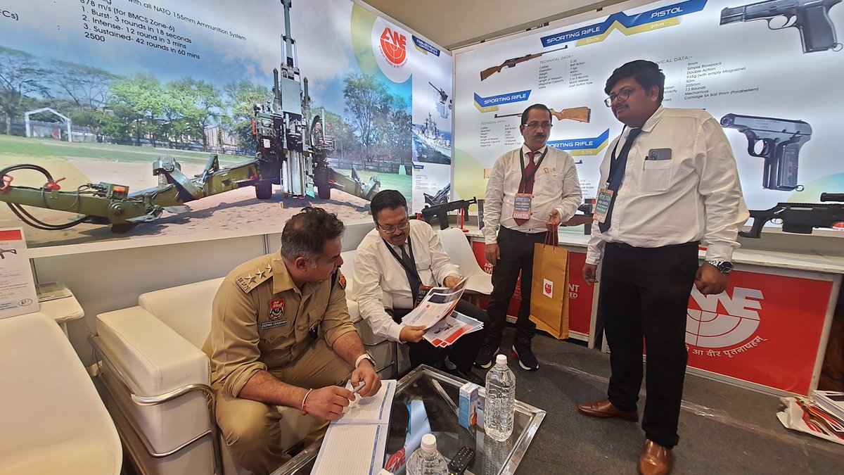 AWEIL showcased its weapons at “प्रतिज्ञा 2024” exhibition at Bhiwani, Haryana (22.08.24 – 24.08.24), which presented a platform to display spectrum of innovative advancements in Defence and other areas. <a href="/DefProdnIndia/">Defence Production India</a>