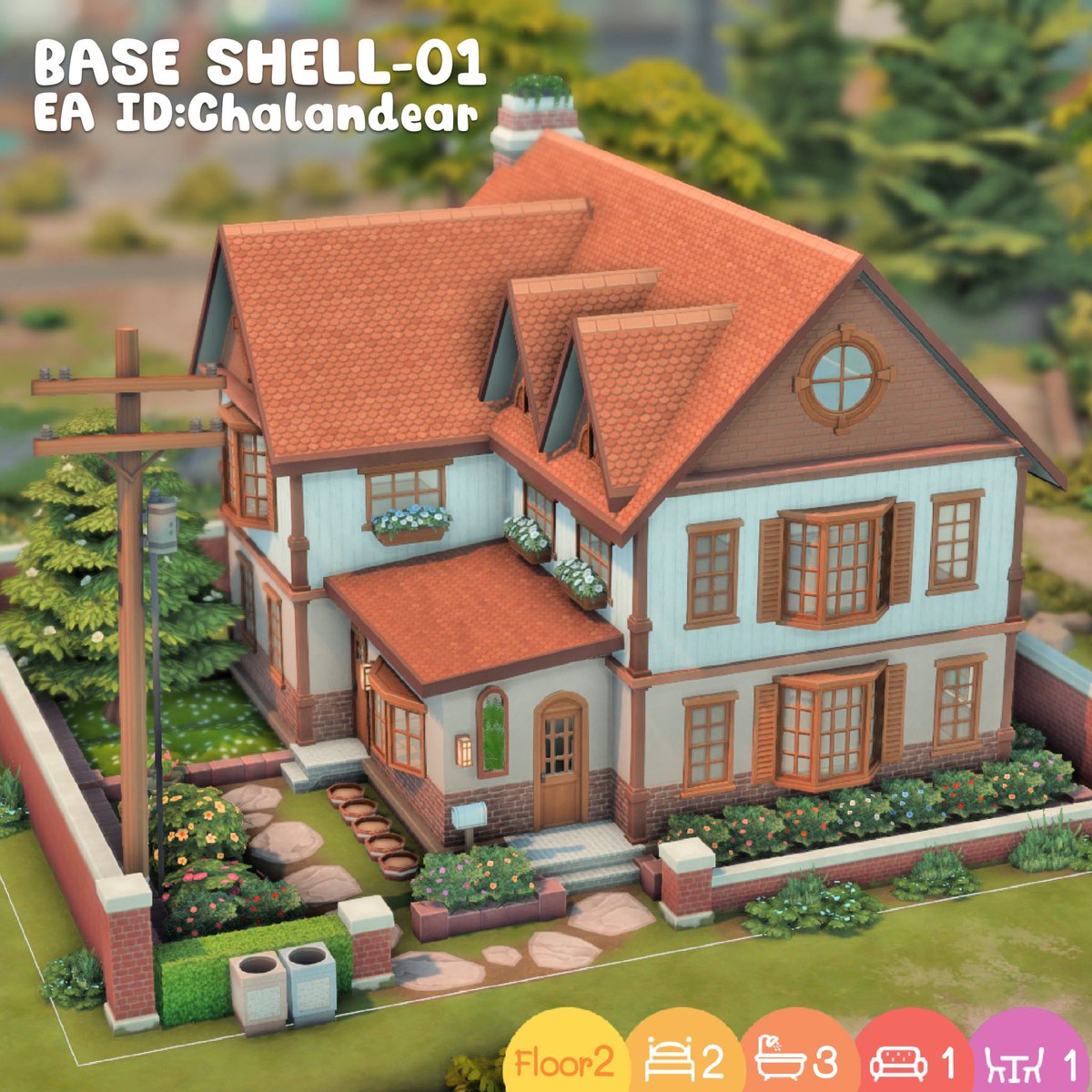 Chalandear's tweet photo. 🏡Base Shell (Nocc) 1-4
📌Shell Only.
🌻EA ID:Chalandear
#Thesims #Thesims4 #เดอะซิมส์4 #ShowUsYourBuilds #เดอะซิมส์4ภาคหลัก #บ้านเดอะซิมส์4ภาคหลัก #BasegameHouse #Chalanbuildhouse2024 #Chalandear https://t.co/pmVN00GSzJ