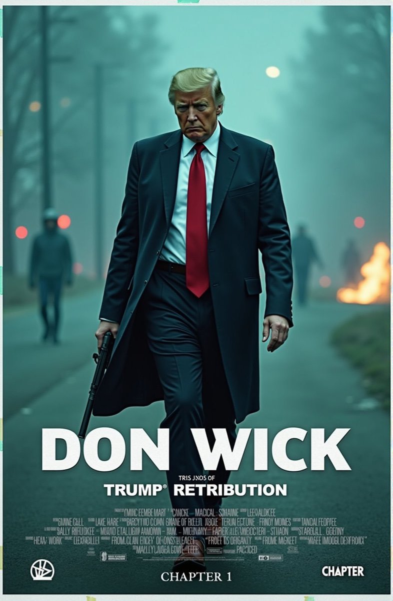 rawraw64's tweet photo. I'm thinking he's back... @realDonaldTrump @DonaldJTrumpJr @elonmusk #DonWick #MAGA #PresidentTrump https://t.co/p9tdf4CYIF