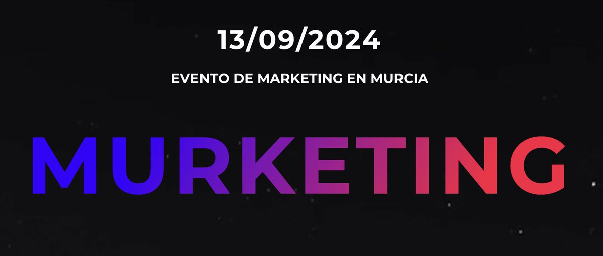 🎰 SORTEO 🎰

El 13 de septiembre, tenemos el mejor evento en Murcia sobre marketing digital… EL MURKETING <a href="/Murketingevento/">Murketing 🍋 Evento TOP de marketing en Murcia 🔥</a> 😮

El cuál, tendré el honor de presentarlo junto a <a href="/seryitogost/">🆂🅴🆁🆈🅸 María | 🏳️‍⚧️ Seryi-to freedom</a> y… solo os digo que va a ser un show 😳

¿Los ponentes? Pues… <a href="/chuisochuisez/">Chuiso</a> ,