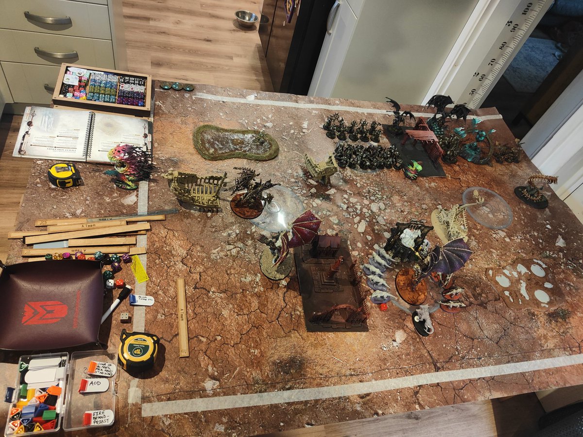 First game of #Aos4 with <a href="/crochammer/">chris</a> last night. Really like the changes to combat range etc. just need to get my head around the judgements and spells!