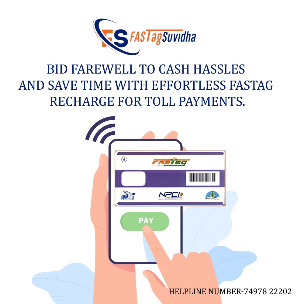 Fastagsuvi1881's tweet photo. Say goodbye to cash and save time with effortless FASTag recharge for toll payments! 🚗💨

Contact us at 7497822202 to make your travels smoother!

#FASTagRecharge #TollPayments #TravelSmart #CashlessJourney #TimeSaver #RoadTripReady #FastagSuvidha #TravelConvenience https://t.co/H4oIMs1sry