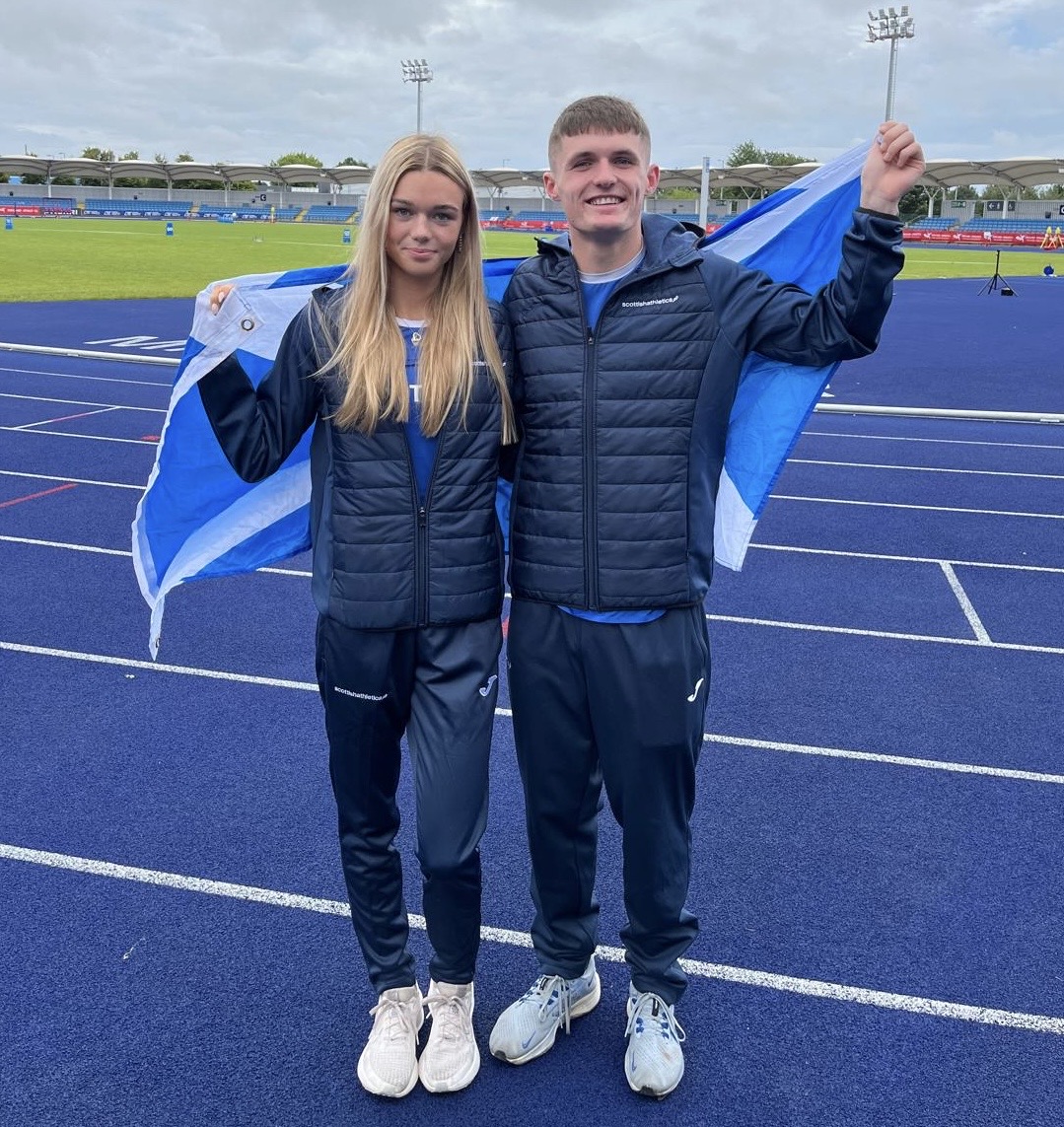 scottishathletics (@scotathletics) on Twitter photo SCOTLAND U20
#SALtogether
Good luck all competing today in Manchester🏴
Here's our team captains - well done👏
Holly Ovens <a href="/FifeAC/">Fife AC</a>
Ben Heron <a href="/NAathleticsclub/">NAAC</a>
<a href="/SALChiefExec/">SALChiefExec</a> <a href="/OvensDavid/">David Ovens</a> <a href="/KirsteenBrown1/">Kirsteen Brown</a> <a href="/NikkiCaig/">Nikki</a> <a href="/SALDevelopment/">SALDevelopment</a> @Sam0kane <a href="/JomaSport/">Joma Sport</a> <a href="/JomaSportUK/">Joma Sport UK</a> <a href="/EnglandAthletic/">England Athletics</a> SCOTLAND U20
#SALtogether
Good luck all competing today in Manchester🏴
Here's our team captains - well done👏
Holly Ovens <a href="/FifeAC/">Fife AC</a>
Ben Heron <a href="/NAathleticsclub/">NAAC</a>
<a href="/SALChiefExec/">SALChiefExec</a> <a href="/OvensDavid/">David Ovens</a> <a href="/KirsteenBrown1/">Kirsteen Brown</a> <a href="/NikkiCaig/">Nikki</a> <a href="/SALDevelopment/">SALDevelopment</a> @Sam0kane <a href="/JomaSport/">Joma Sport</a> <a href="/JomaSportUK/">Joma Sport UK</a> <a href="/EnglandAthletic/">England Athletics</a>