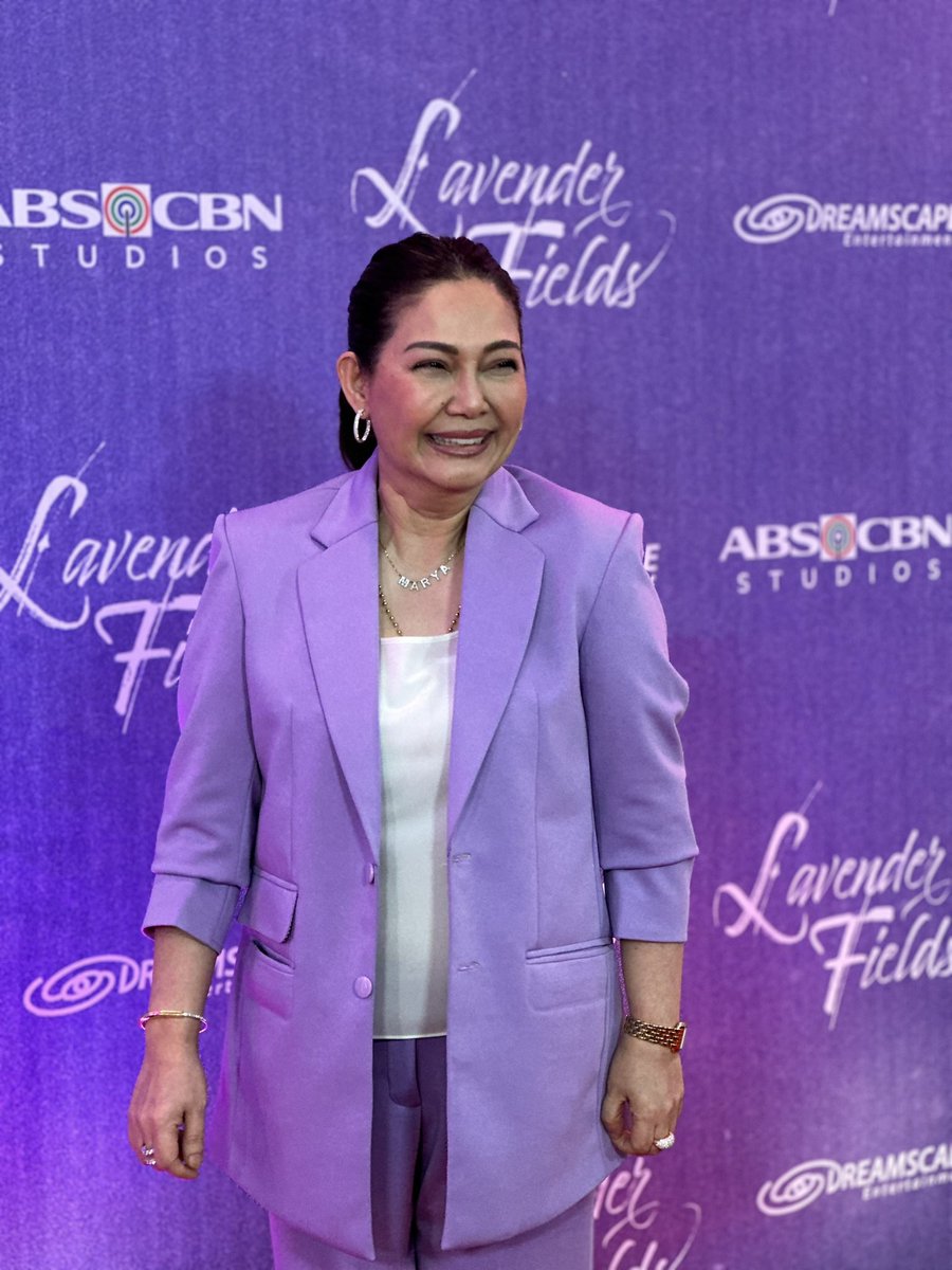 ofc_iwant's tweet photo. The Diamond Star, Ms. @officialmaryaph at today's #LavenderFields Special Screening! 

#LavenderFieldsGrandLaunch https://t.co/LAibadXri9