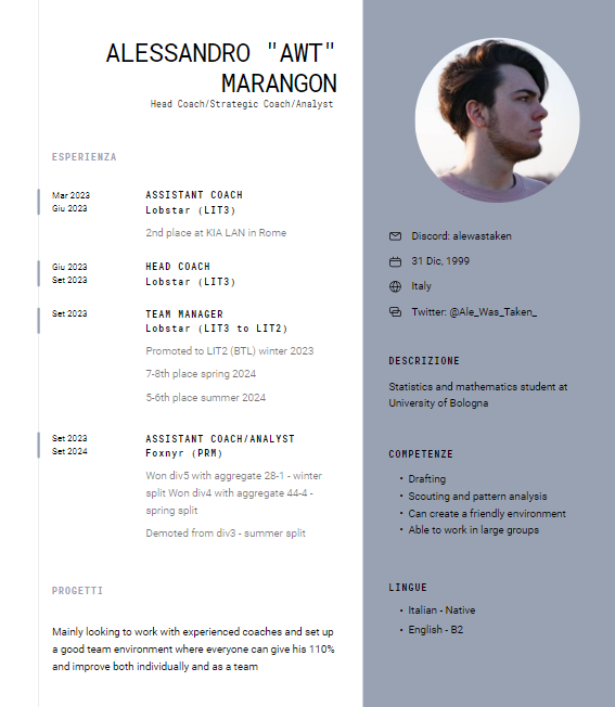 After 3 splits with <a href="/FoxnyrEsports/">Foxnyr</a> they allowed me to explore my options for winter/spring split
Mainly interested in HC/AC/SC positions in Major3+ or Minor2+ 

Dm here or discord (alewastaken)
References: <a href="/Maxiethunder_/">Maxiethunder</a> <a href="/Mid_Shiva/">Mid Shiva</a> <a href="/ManesGoner/">Manes</a> 
Other references in dm if needed