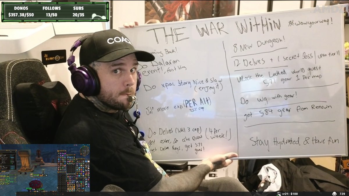 BLIZZARD THE LEGENDS <a href="/Blizzard_ANZ/">Blizzard ANZ</a> HAVE GIVEN ME 2x EPIC EDITIONS TO #GIVEAWAY 
FOR THE WAR WITHIN 
COACH PANDA COMING IN HOT
🐼LIKE
🐼FOLLOW
🐼RT 
AND USE #wowyourway TO SHOW ME YOU ARE EXCITED OR ENJOYING TWW