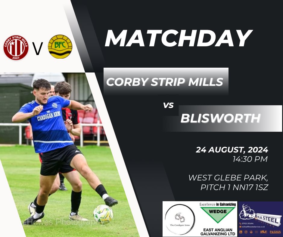 ⚽️💥MATCHDAY💥⚽️

🆚 <a href="/FcBlisworth/">Blisworth FC</a> 
⏰ 14:30KO
🏟️ West Glebe
🏆 Combo Prem

Today the first team are back in action and face last year runners up Blisworth 

Always an intense fixture against these, boys will have to be at their best. Massive game 🔴⚫️

#monthemills