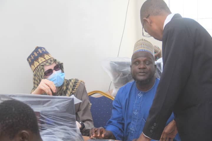 ICTAdvocates's tweet image. Various clusters of People with Disabilities sit to test the facilities in the Digital Training Hub we are commissioning this morning in Kano @YZYau @macfound @a_sabo12 @CitadRadio @_Yusuf_Babagana @CELOHANIGERIA @HamzaFagge69 @MubarakshehuD @teemerh_beekay @zee4mii @APC_News
