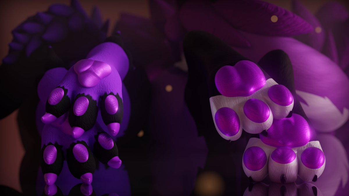 ItsOrion03's tweet photo. Which pair of paws you choose for your face ?
#blender #furry https://t.co/7bak3QXOd8