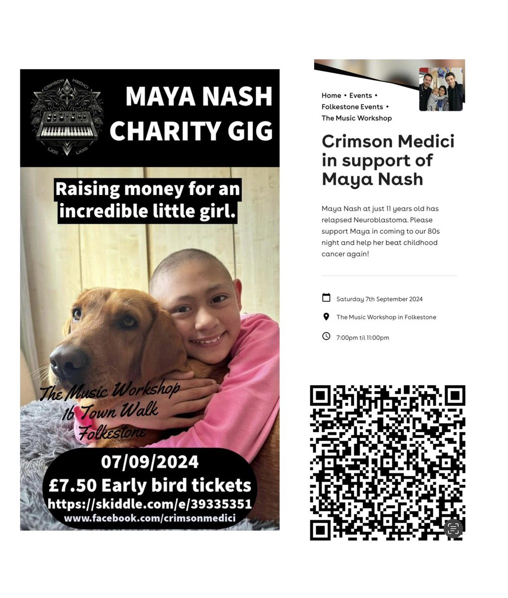MayaNashAppeal's tweet photo. Have you bought your Charity Gig tickets yet? https://t.co/KLowdE7ZHE https://t.co/rj6xJgVx94