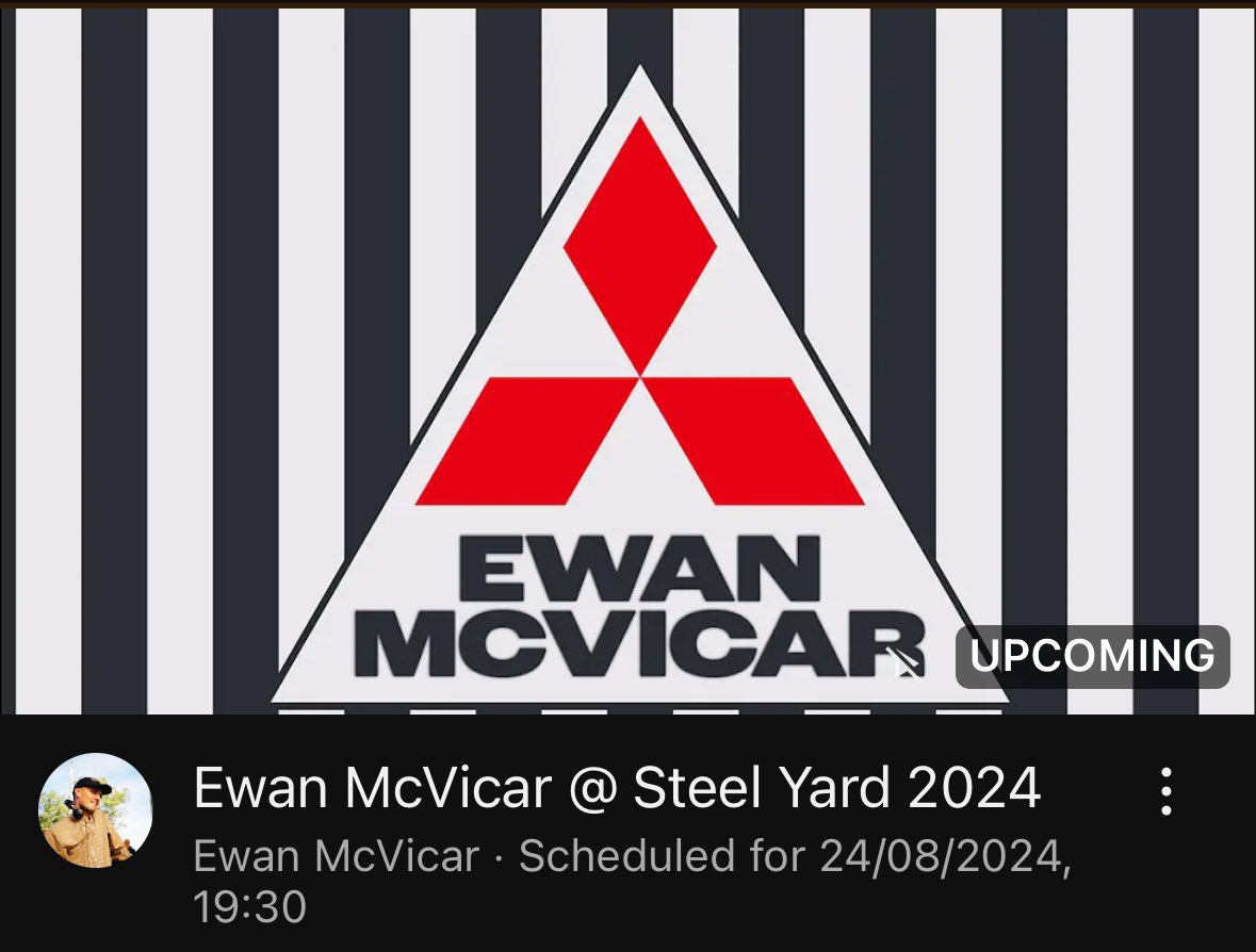 IamFrankMusic's tweet photo. @ewanmcvicar_ @ewanmcvicar_  even the algorithm is playing with my emotions, showing me what’s upcoming….At the Yard !  🤣Notifications enabled 🙏🏻🙏🏻…. #SteelRave #Passion  …. Hope you’re feeling ok after a few days out mate 👌🏼 https://t.co/XHWD03Yw20