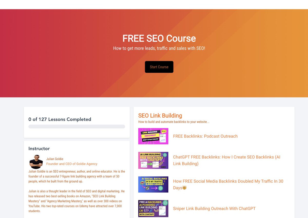 Julian Goldie SEO (@juliangoldieseo) on Twitter photo If you want to learn SEO COURSES for FREE:
๐ Link Building
๐ฐ Make Money with SEO
๐ Traffic Diversification
๐ SEO Niche Research
๐ SGE Strategies
๐ Rank And Clap Project
๐ค AI Agents
๐ SEO Systems
๐ก๏ธ EEAT
๐ Topical Maps
โ
SEO Quality Control
And more!
Grab your chance, If you want to learn SEO COURSES for FREE:
๐ Link Building
๐ฐ Make Money with SEO
๐ Traffic Diversification
๐ SEO Niche Research
๐ SGE Strategies
๐ Rank And Clap Project
๐ค AI Agents
๐ SEO Systems
๐ก๏ธ EEAT
๐ Topical Maps
โ
SEO Quality Control
And more!
Grab your chance,