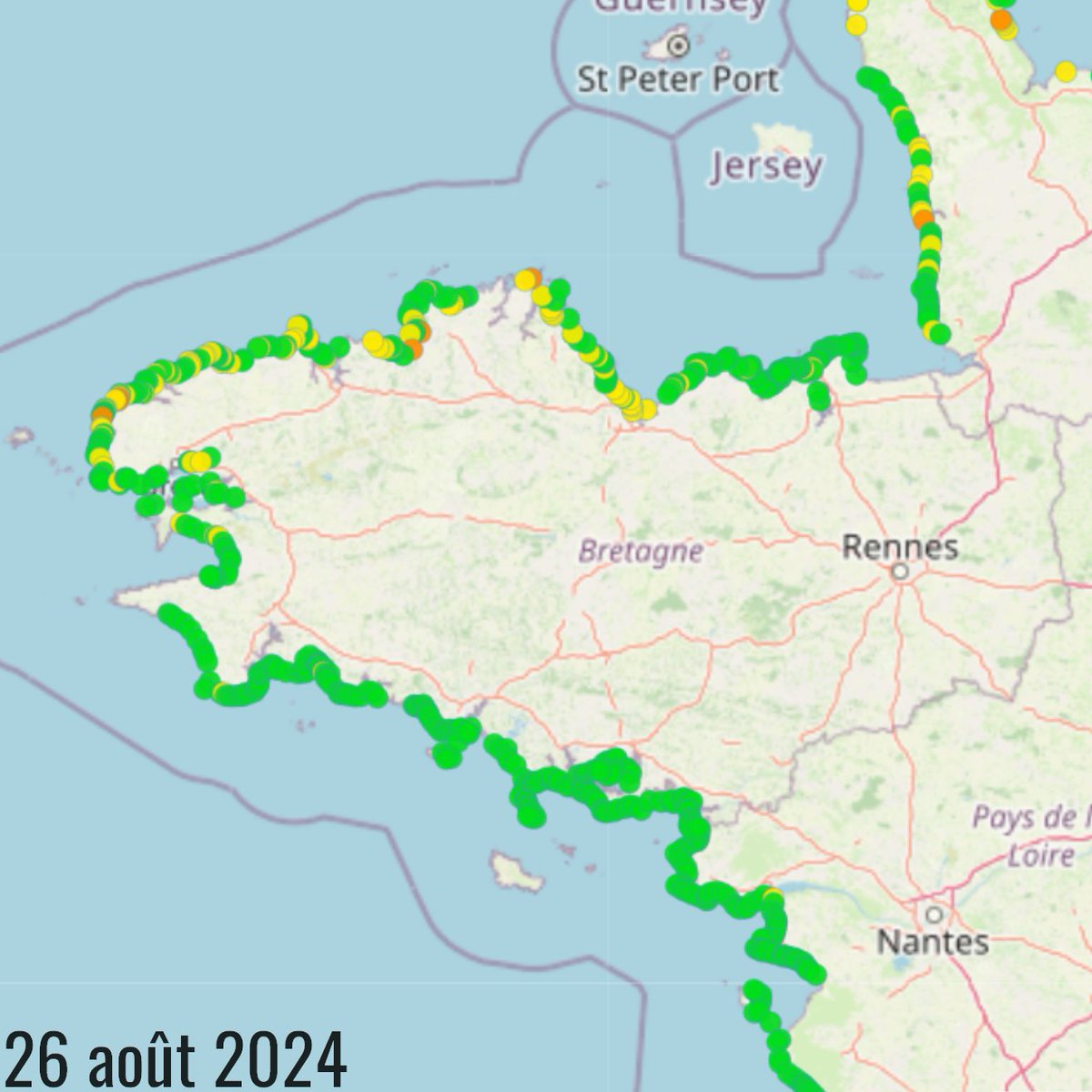 Splannenquetes's tweet photo. @akwari_coop Il peut néanmoins aider les communes à prendre des arrêtés d'interdiction de baignade à titre préventif. Les mêmes causes produisant les mêmes effets.

👉 Accédez aux prévisions détaillées : https://t.co/fbKKR9Mlpv https://t.co/Jh3cYID44S