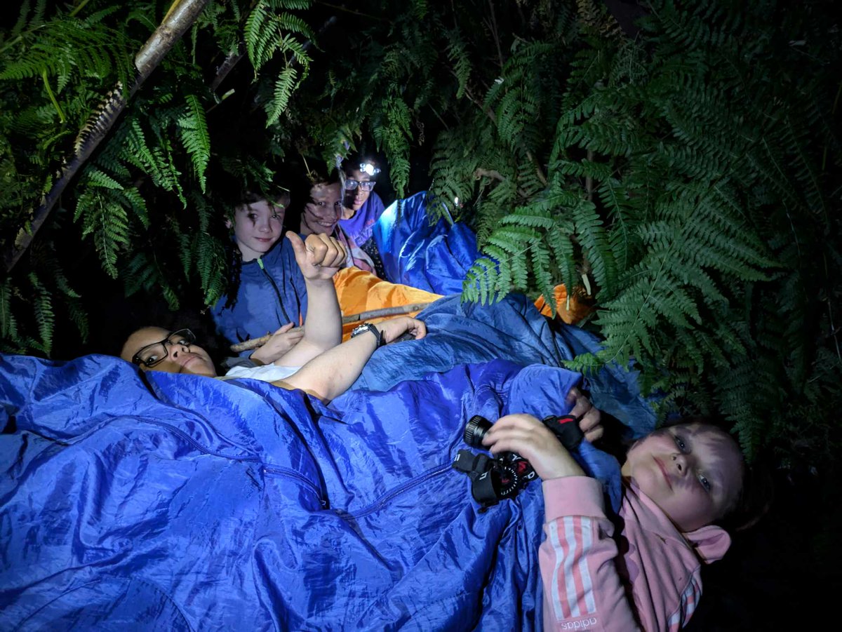 After our fishing trip, the Scouts returned to site for 24hrs of bushcraft and survival skills! They not only gutted and ate the fish they caught, but made shelters out of natural materials that they spent the night in!