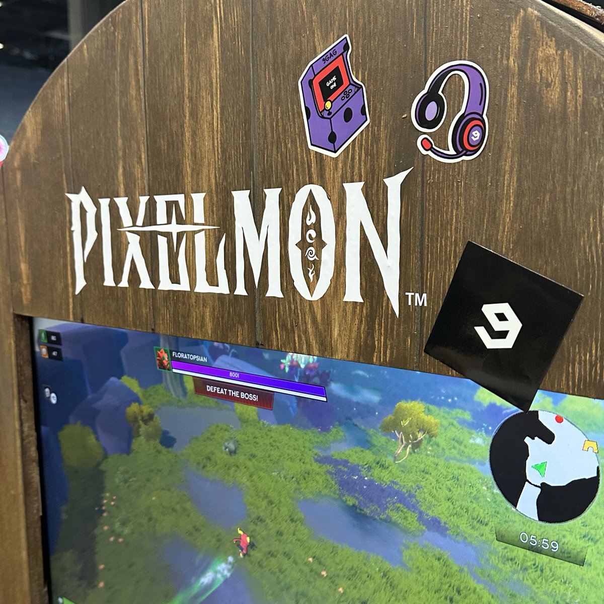 Pixelmon's tweet photo. Thank you for stopping by @9GAG! #PixelmonGC24 @pixelmonwont https://t.co/KB8aRVOBMY