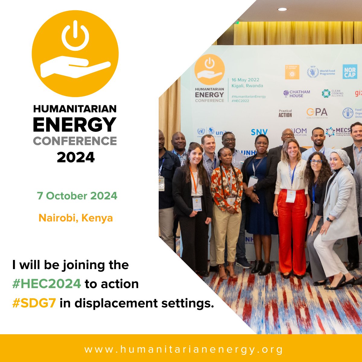paddybakenganaU's tweet image. Excited to join the Humanitarian Energy Conference in Nairobi on October 7. Looking forward to discussing SDG7 &amp;amp; energy access in displacement settings. #HEC2024 #SDG7 #HumanitarianEnergy @EnergyGPA