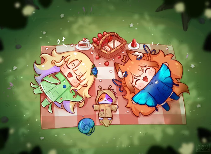 More chibis in raincoats! 