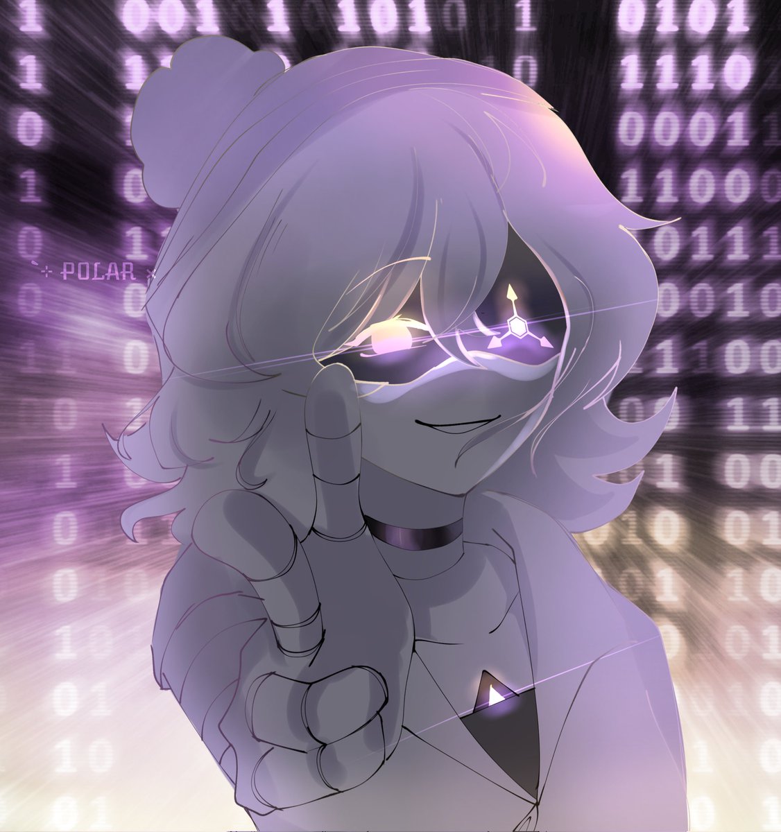 I was absolutely digging Uzi's new eyes, so I had to draw her