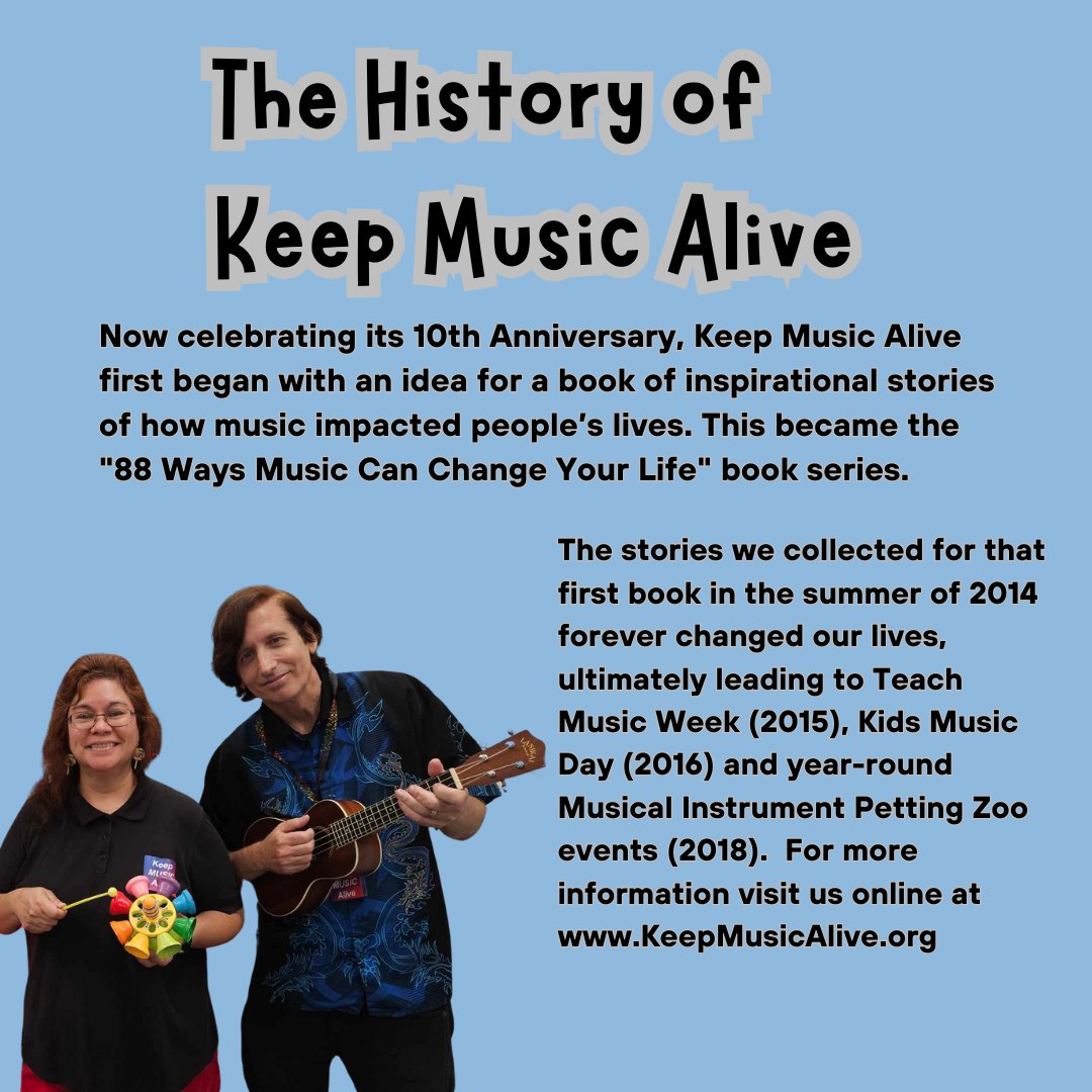 For more information or to contact us, please visit KeepMusicAlive.org .