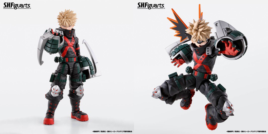 S.H.Figuarts 爆豪勝己 2025年3月発売予定 本日商品情報が公開されまし