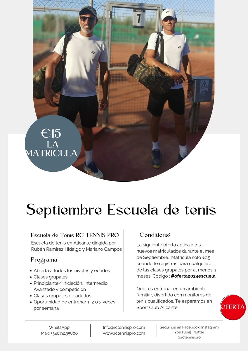 RC Tennis pro tweet media