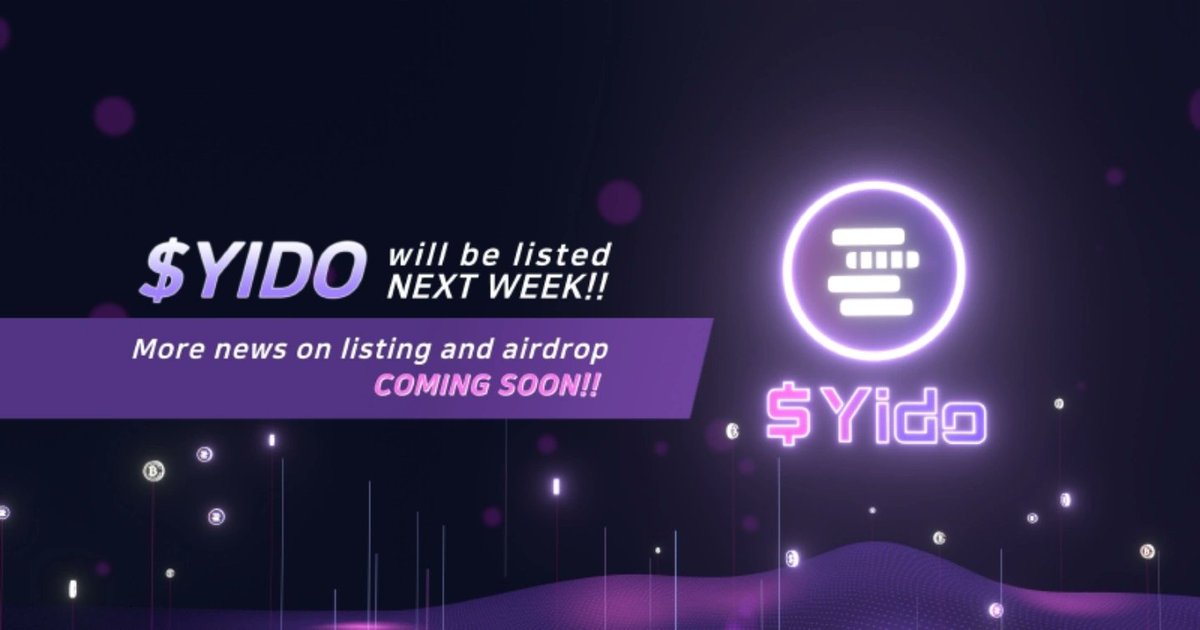 ALPHA DETECTED 🚨

<a href="/Yidocy_Plus/">Yidocy+</a> is a hash-rate token project launching its $YIDO token!

$YIDO will be deployed on Ethereum as ERC-20 tokens 🔥

Be EARLY and go test it out 👀

yidocy.io 
x.com/Yidocy_Plus 

#HashFi #Bitcoin #Yidocy