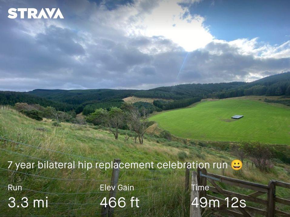 JudithDenwood's tweet photo. Because I can #fixed #hipreplacements #GratefulLiving #SaturdayMotivation #running https://t.co/H3uGVkZsi2