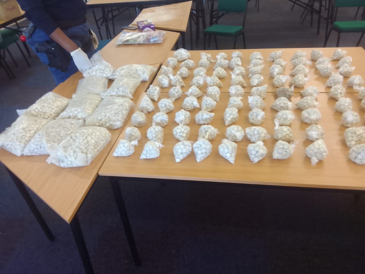 Patriot_S_A's tweet photo. BREAKING NEWS: Ten Nigerians were apprehended in Pretoria West this morning with drugs valued at R500,000. #Abahambe https://t.co/NG0YMkRnUQ
