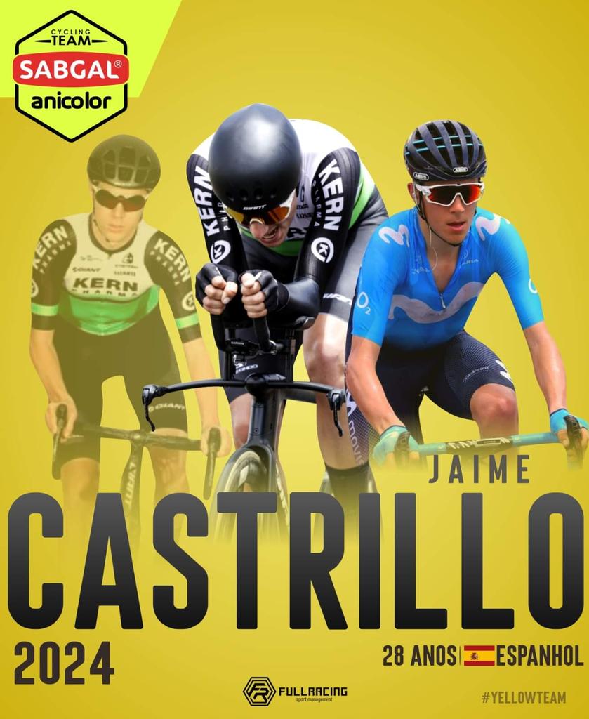 🇪🇸 Jaime Castrillo chega a Portugal para estágio até ao final da época com a equipa Sabgal-Anicolor.