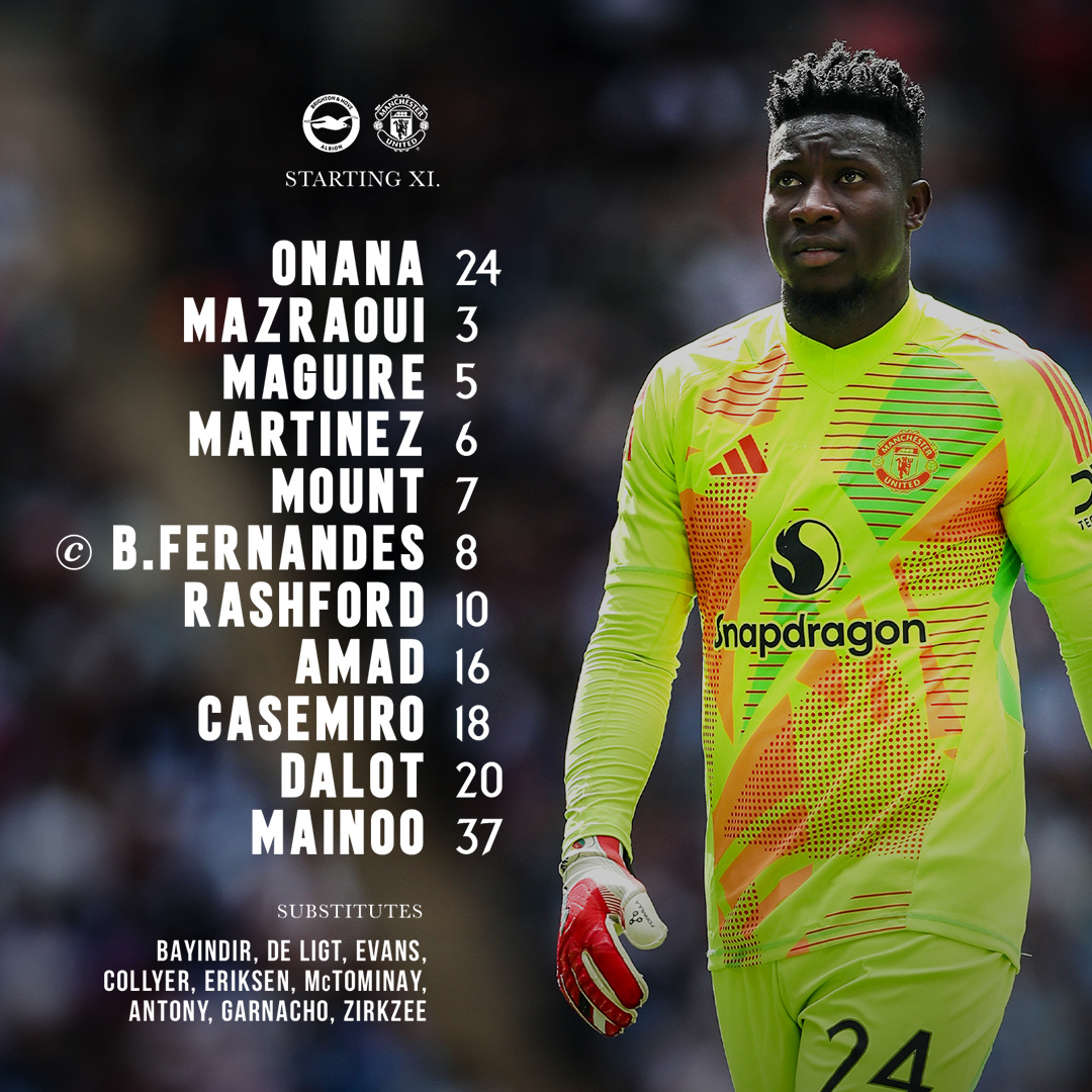 ManUtd's tweet photo. The boss names an unchanged team — let's go United! 👏❤️

#MUFC || #BHAMUN