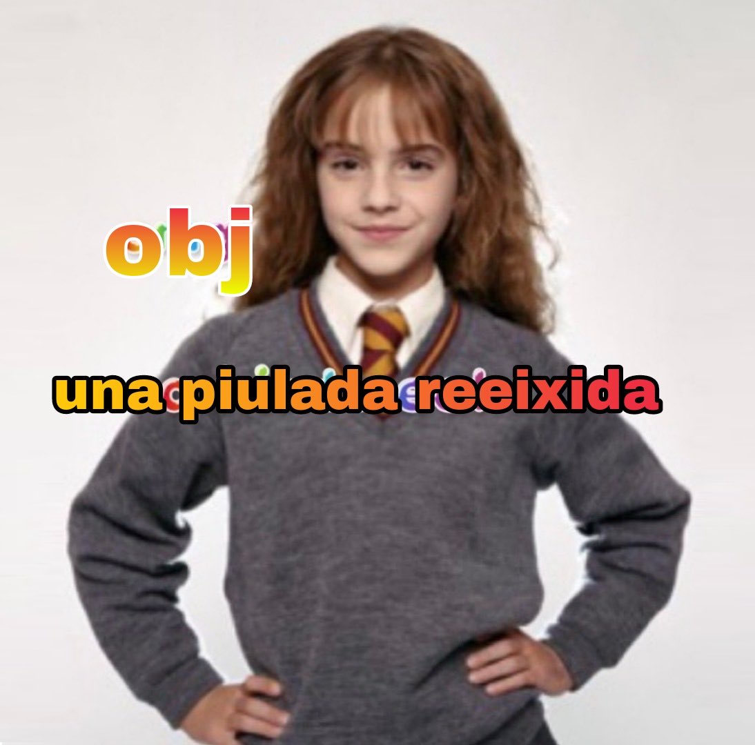 obj (oh, bon jesus) una piulada reeixida hermione omg a hit tweet