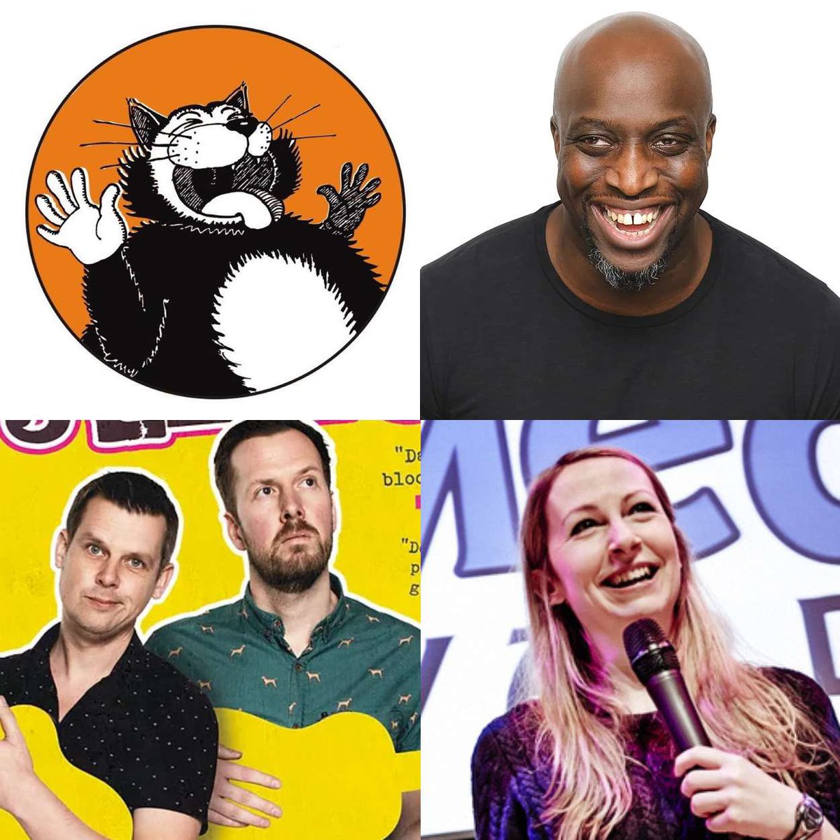 Next Fat Cat Comedy Club is on 8th September with Emmanuel Sonubi, Plastic Jeezus &amp; Jenny Collier. You can find more details at: fatcatcomedyclub.com #livecomedy #comedy #burystedmunds #suffolk #eastanglia