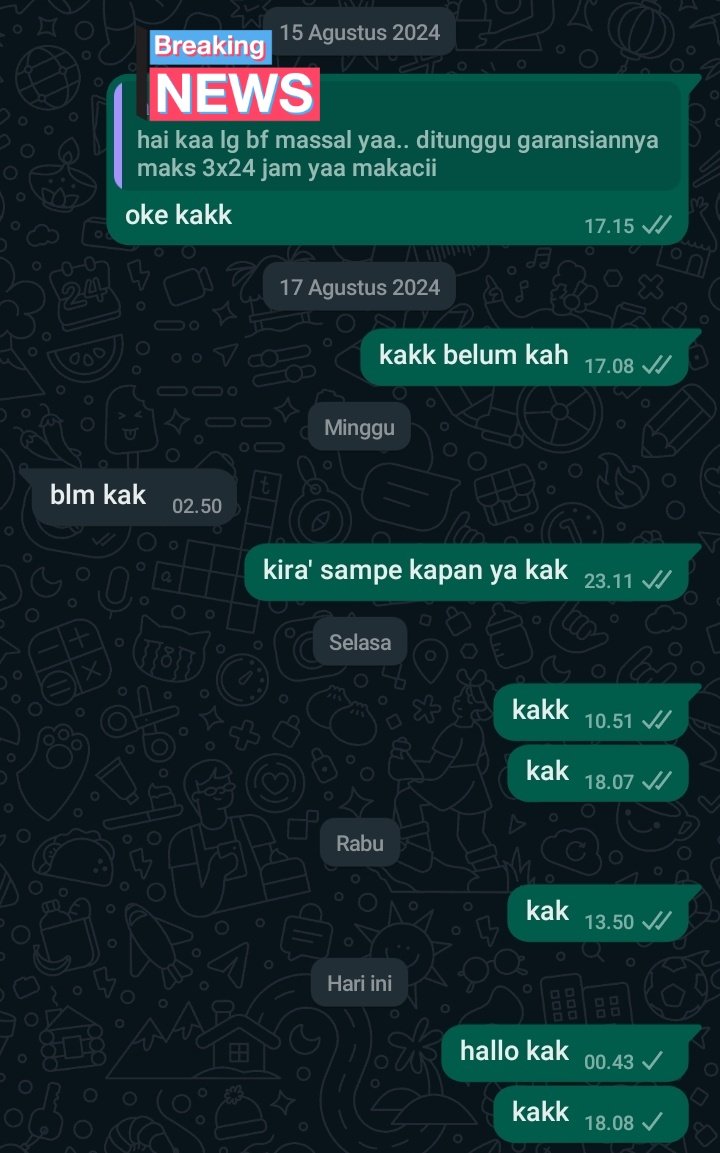 kak <a href="/wonheelist/">with love, J͟a͟n͟e͟.</a> akunya kemana ya? mau clam garansi ga ada di jawab, ada yang tau ga ya?