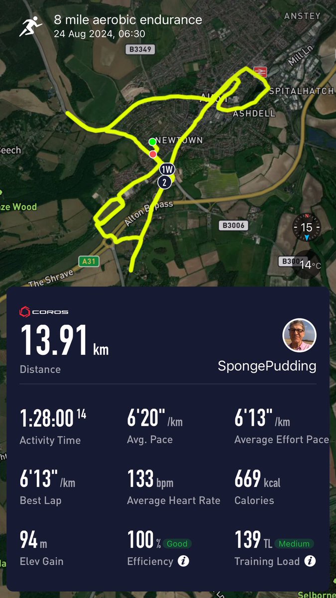 Clive_Runs's tweet photo. Early Morning Run:
An 8ml run around town with my friend ‘Rain’, fortunately ‘Driving Rain and Blustery Wind’ were elsewhere . . . thank goodness 🤣 🤣 🤣
#COROSGlobal #COROCoaches #run #running #10k #HRV4Training #parkrun https://t.co/D36wwvlXHR